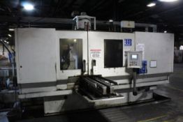 Tibo TBT M320-6-1200, 6 spindle gun drill, 31 station fixed component feed table with Siemens