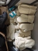 Quantity of PPE including Kevlar gloves, cotton inner mitts, leather aprons & wrist protectors,