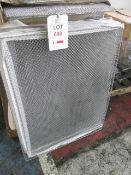 Quantity of assorted size mesh filters and Donaldson gasket rubber 22mm x 8m and cloth filter
