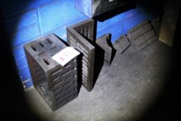 Five assorted angle & block plates