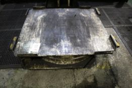 1280 x 1380mm steel framed turn table (please note: Purchaser will need to provide an approved