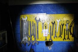Large quantity of assorted spanners