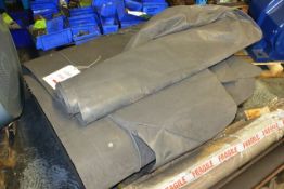 Contents of pallet to incl. quantity of rubber sheeting