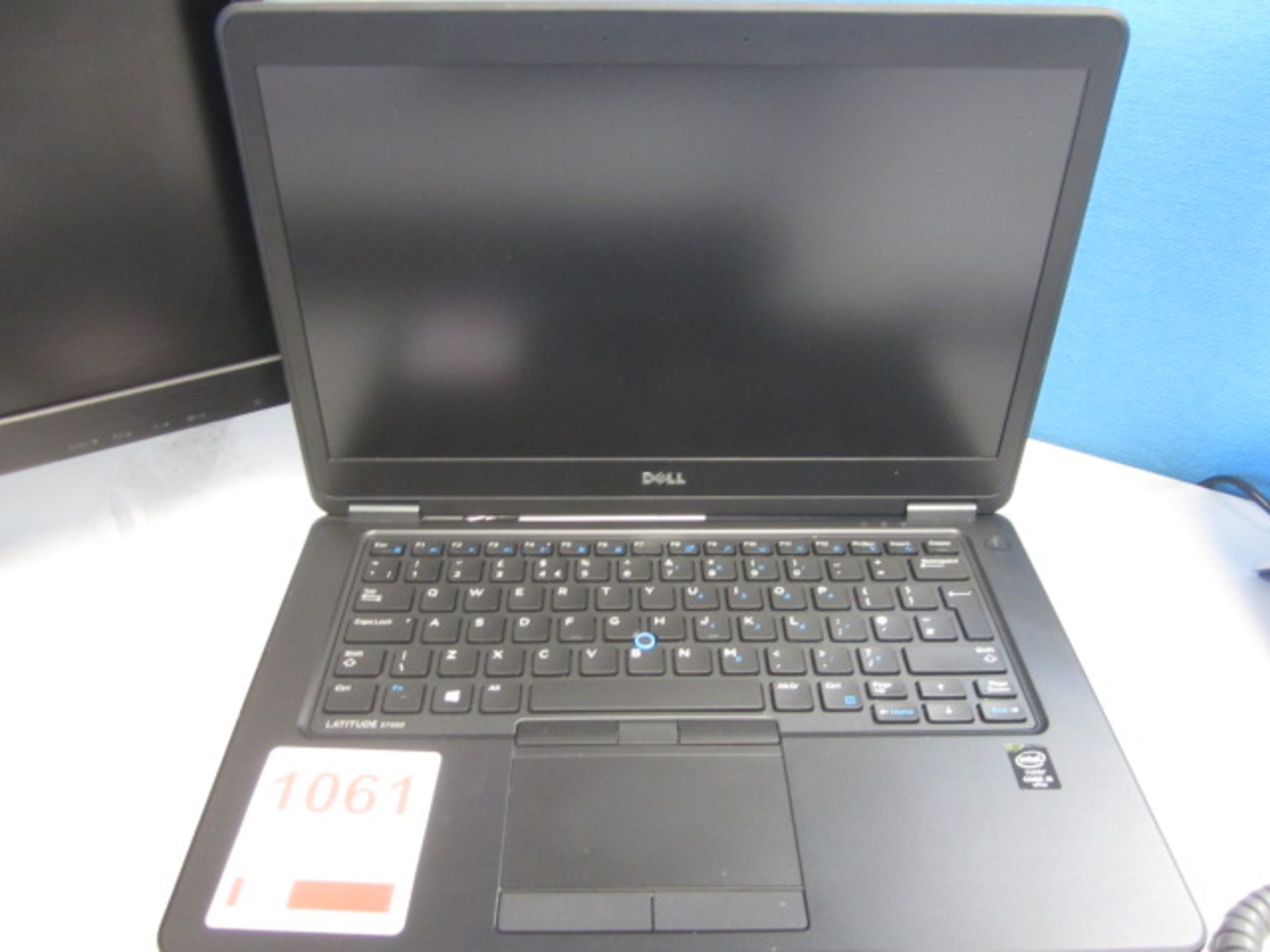 Dell Latitude E7450 Core i5 laptop, flat screen monitor, keyboard - Image 2 of 2