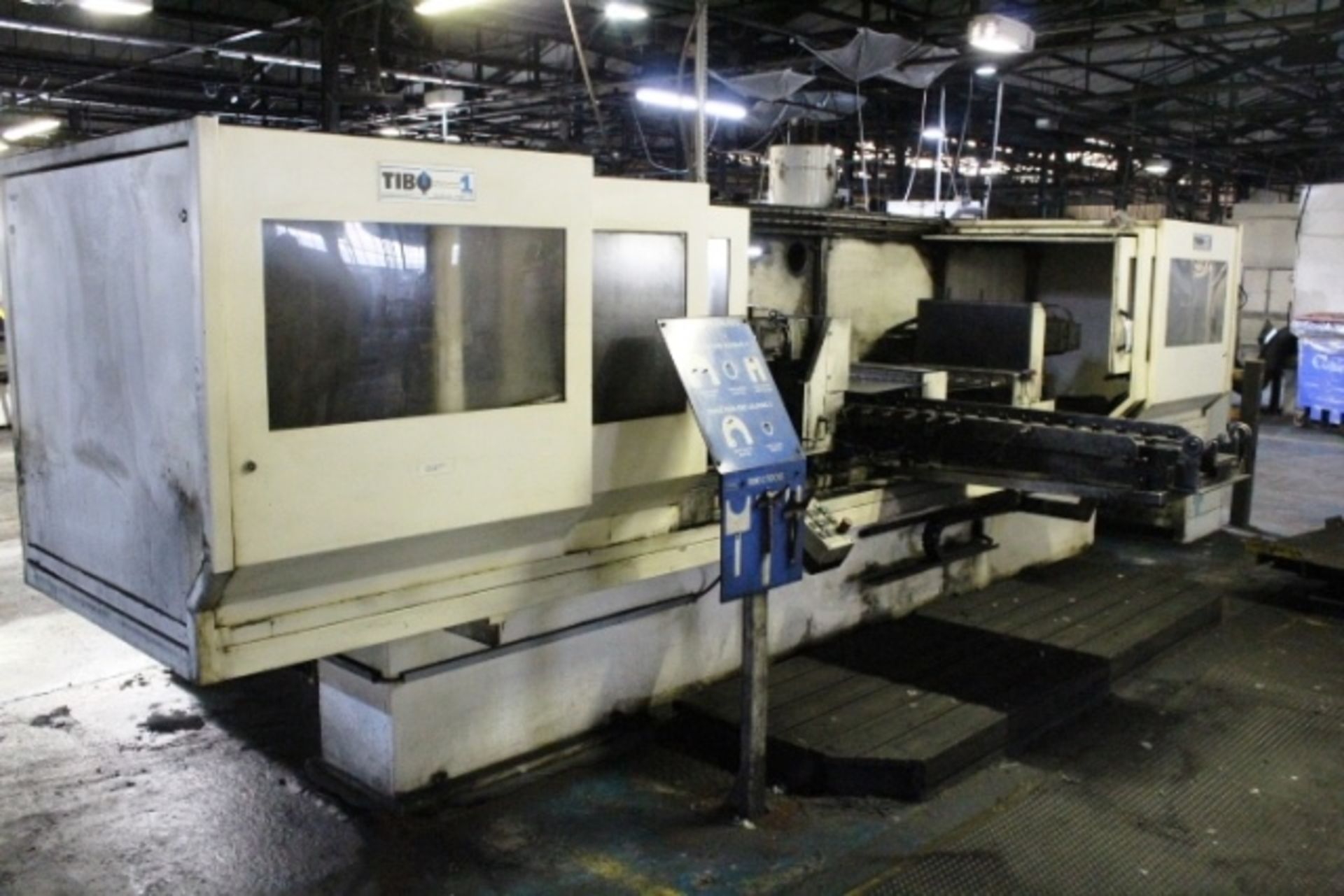 Tibo E15-6-1000TU, 6 spindle deep hole gun drill with 31 station fixed component feed table, Siemens - Image 3 of 14