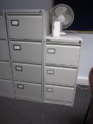 Metal 4 drawer filing cabinet, metal 3 drawer filing cabinet