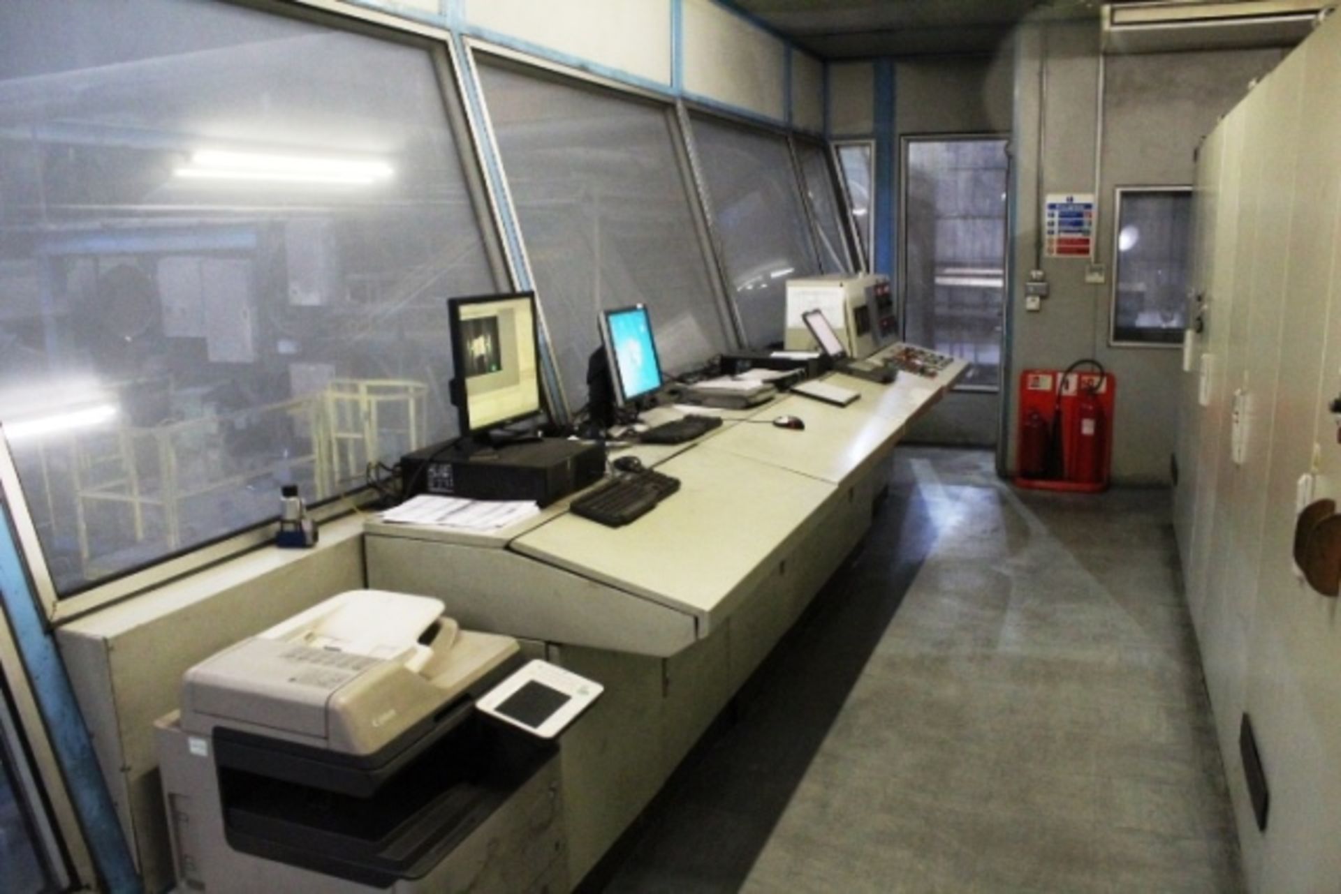 Main extensive control panels and associated equipment located within the control room, control room - Image 6 of 10