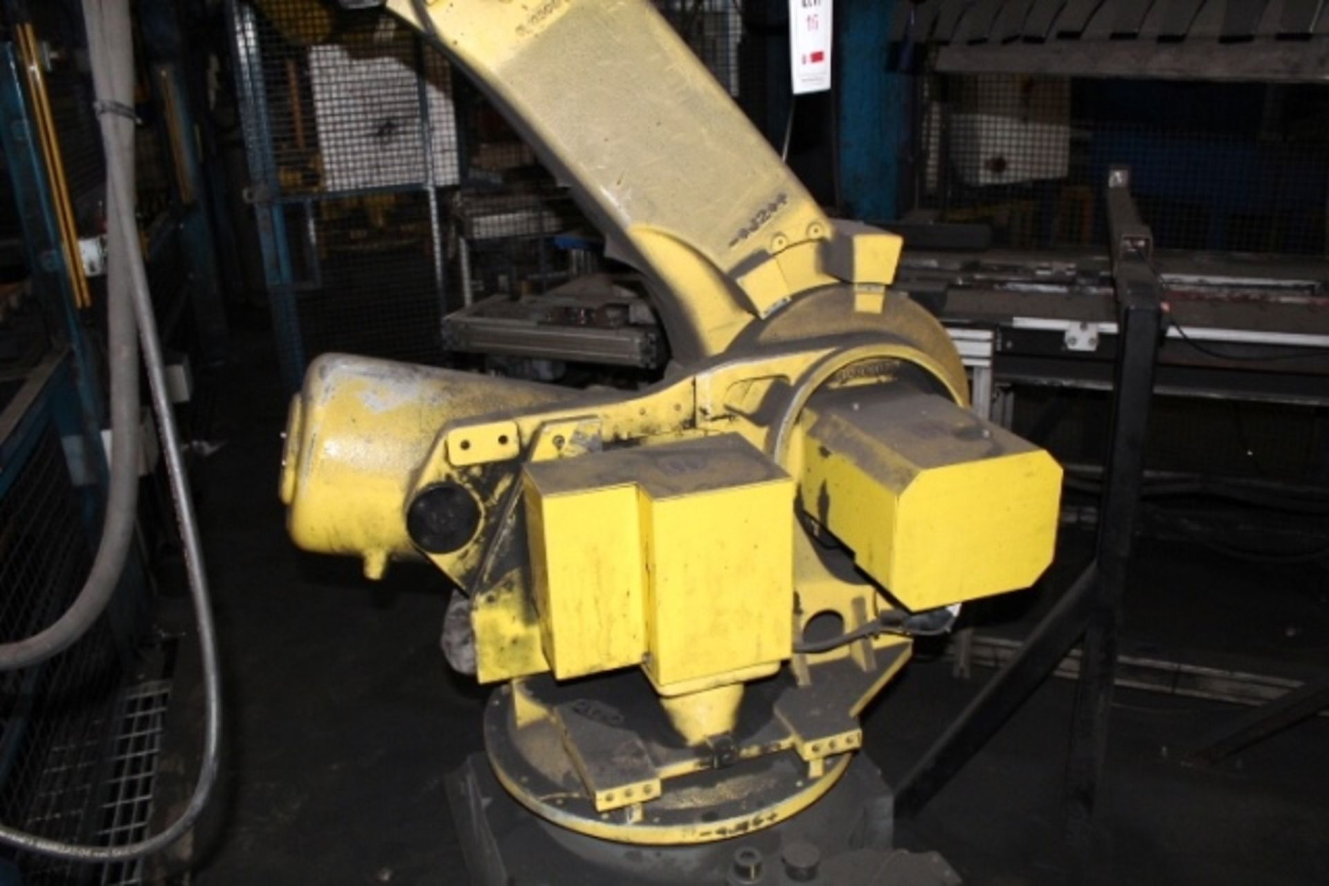 Fanuc Robot R200 ib/165F multi axle robot, fitted with magnetised picking attachment, serial no. - Image 3 of 7