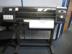 HP Designjet 1050c plus wide carriage printer