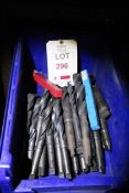 Quantity of assorted taper shank drills