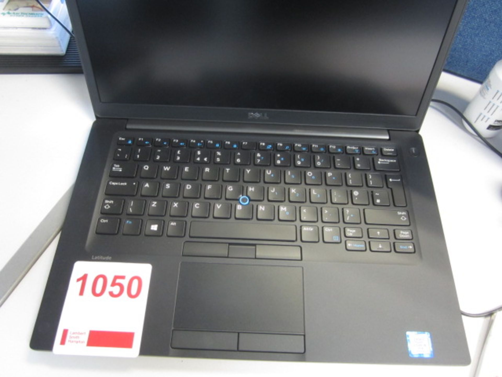 Dell Latitude Core i5 laptop, two flat screen monitors, keyboard, mouse, Dell splitter box - Image 2 of 2