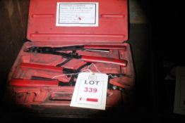 Box of internal - external heavy duty circlip pliers set