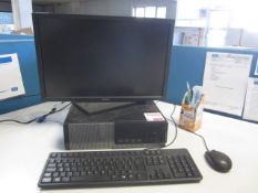 Dell Optiplex 790 computer system, flat screen monitor, keyboard, mouse