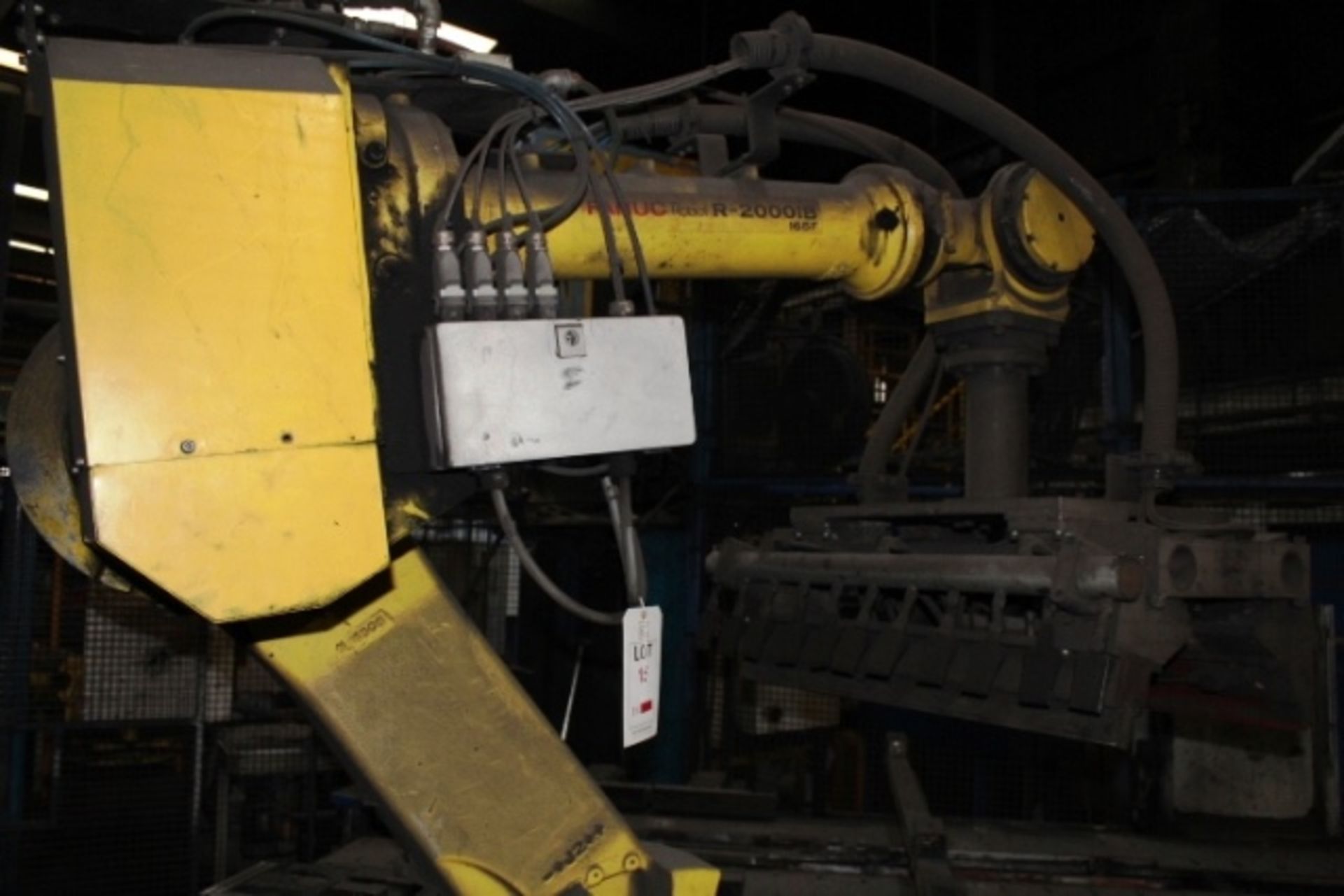 Fanuc Robot R200 ib/165F multi axle robot, fitted with magnetised picking attachment, serial no. - Image 2 of 7