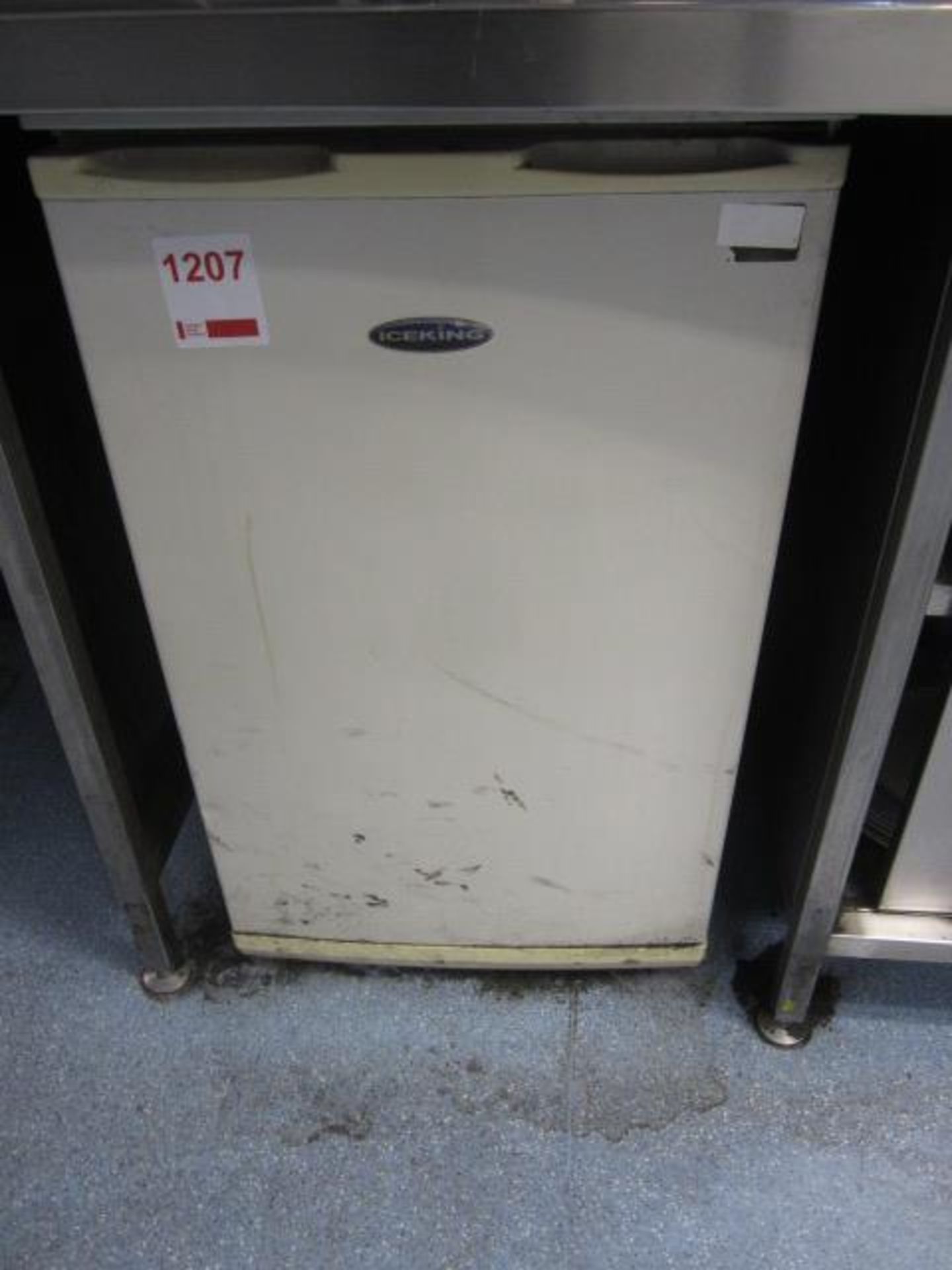 Ice King undercounter fridge, two Daewoo microwaves, kettle - Image 2 of 2