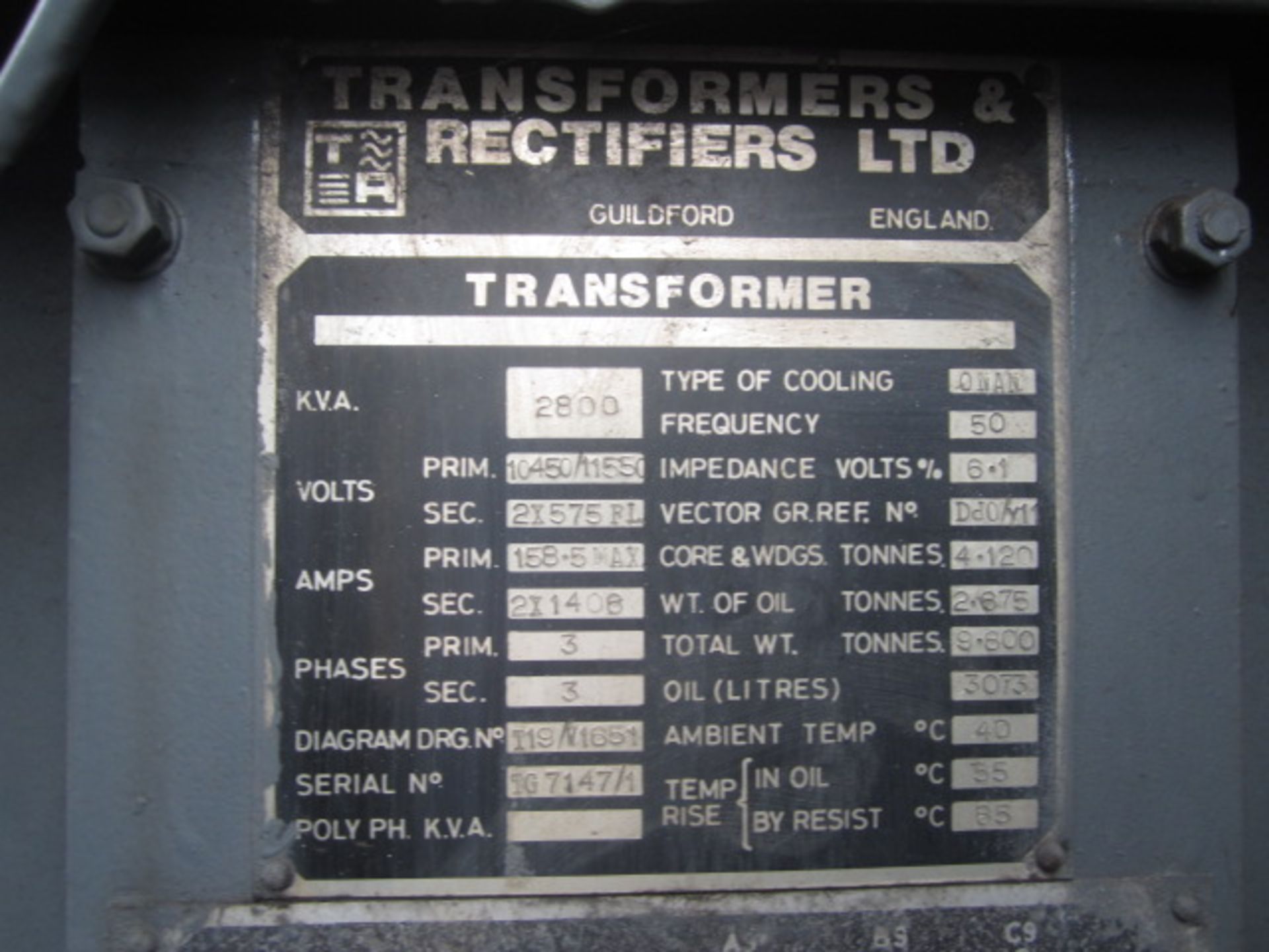 Inductotherm model 2500 Powertrack, serial no: N/A (1991) [VIP 2] 4T capacity, 2500kw induction - Image 19 of 23