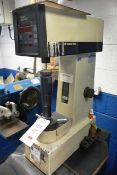 Wilson Rock series 500 hardness tester, model B524-R, serial no. 93654004, with cabinet stand