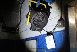 Two Stanley 2kw wall mounted space heaters