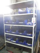 Storage racks and contents incl. Tibo 3 / Tibo 4 / Tibo 5 / Tibo 1 left/right cones, cones &