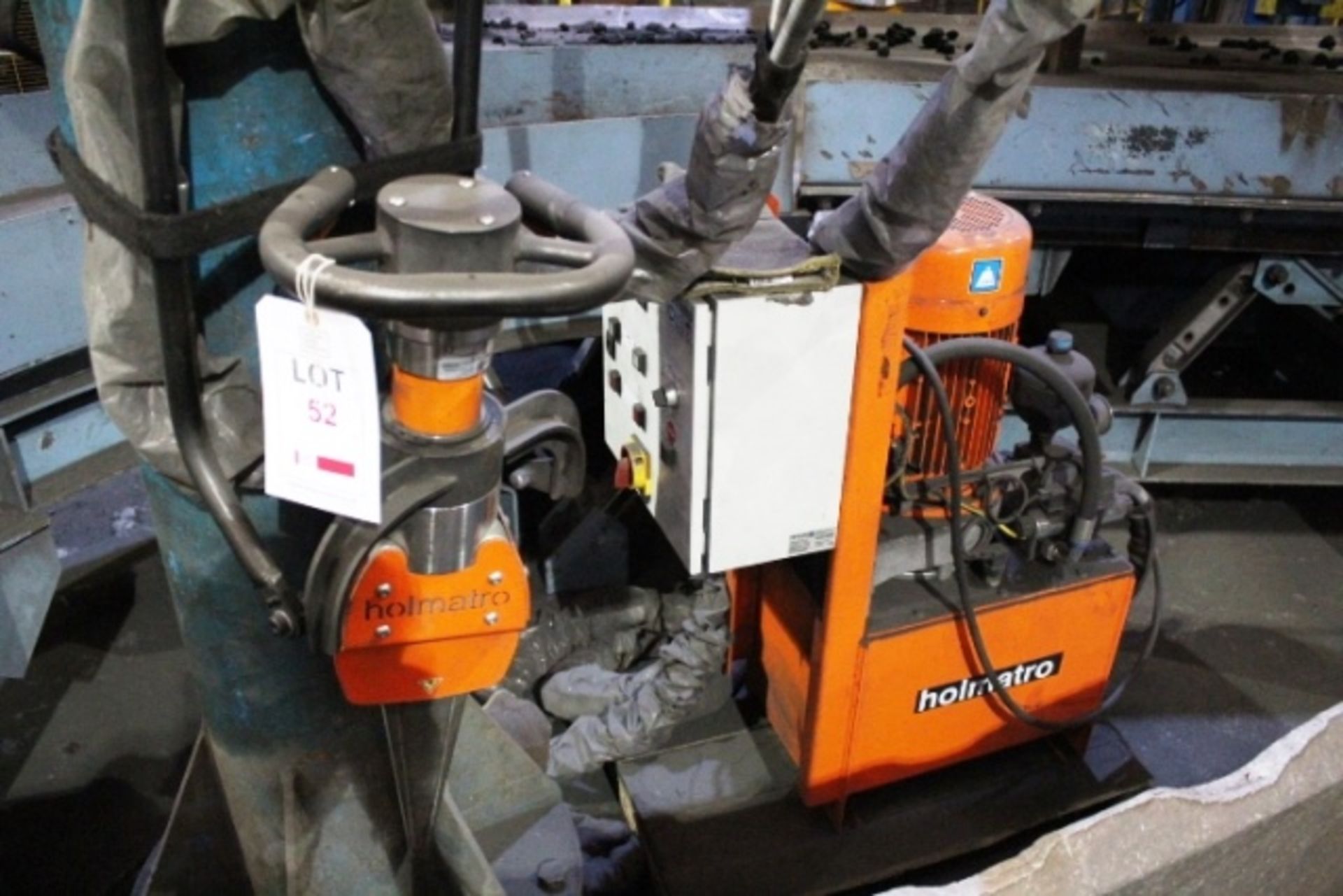 Holmatre hydraulic foundry wedge, model HFW 1558R (2018), with hydraulic power pack and control - Image 2 of 6