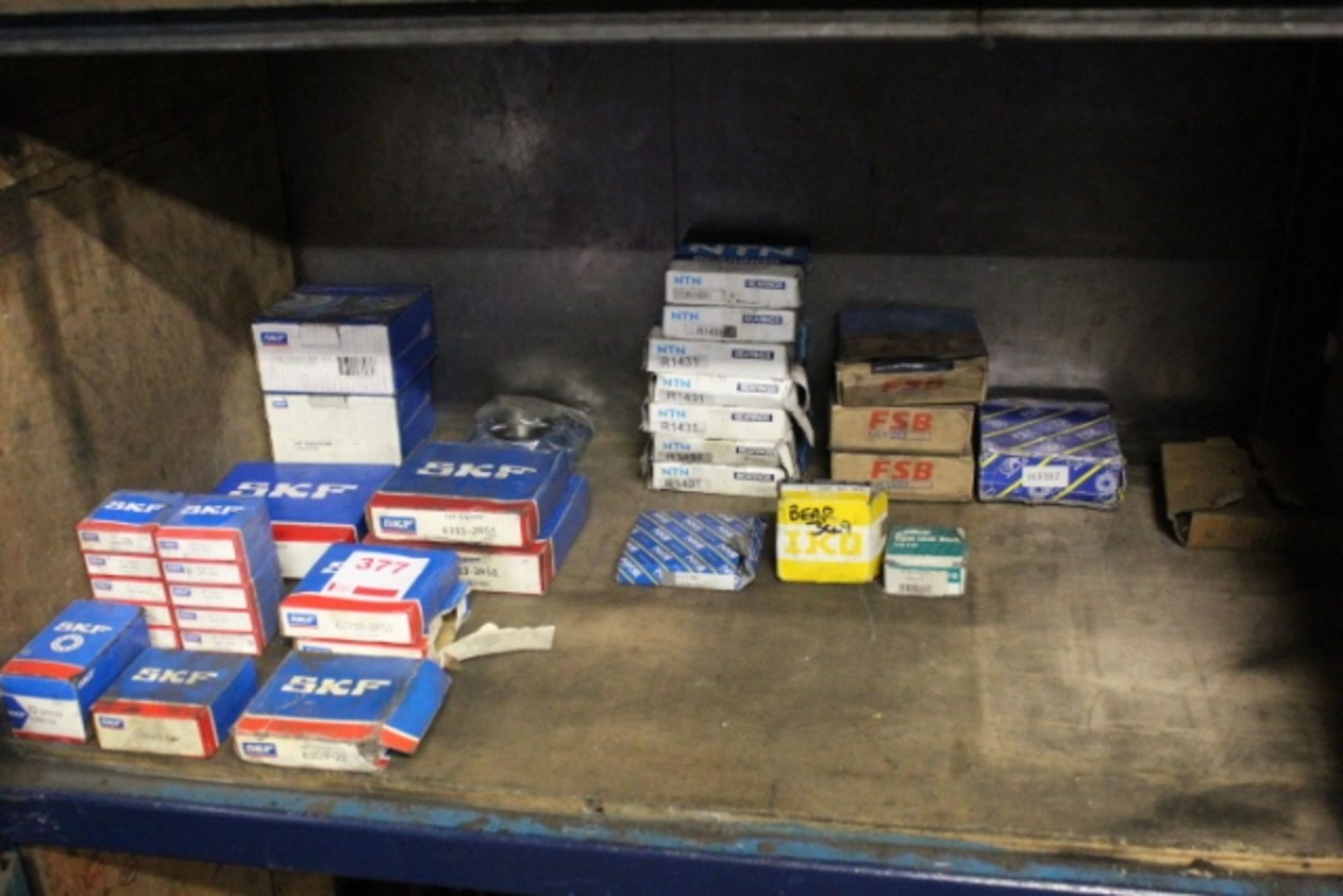 Quantity of assorted SKF, NTN, FSB, FSZ bearings