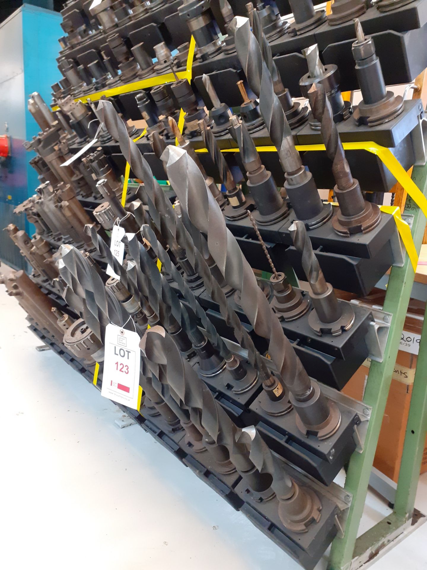 24 SK50 tool holders with 24 assorted drills - with 12 Tulkelch tool holder system - Image 2 of 2