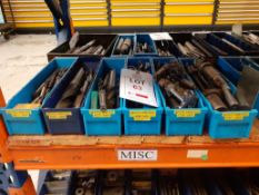 6 trays of Miscellaneous Drills - tray no.4871-5259
