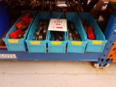 5 trays of various slot tools - tray no.0014-5614