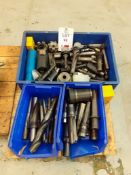3 trays of various form tools