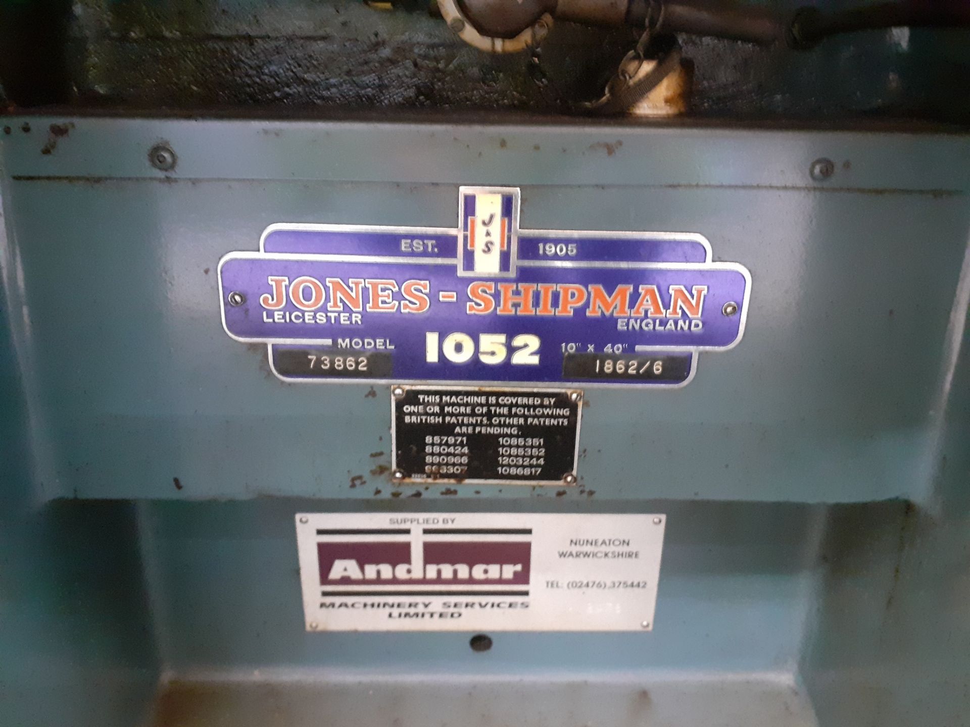 Jones & Shipman Model 1052 10" x 40" universal cylindrical grinding machine - Image 5 of 14