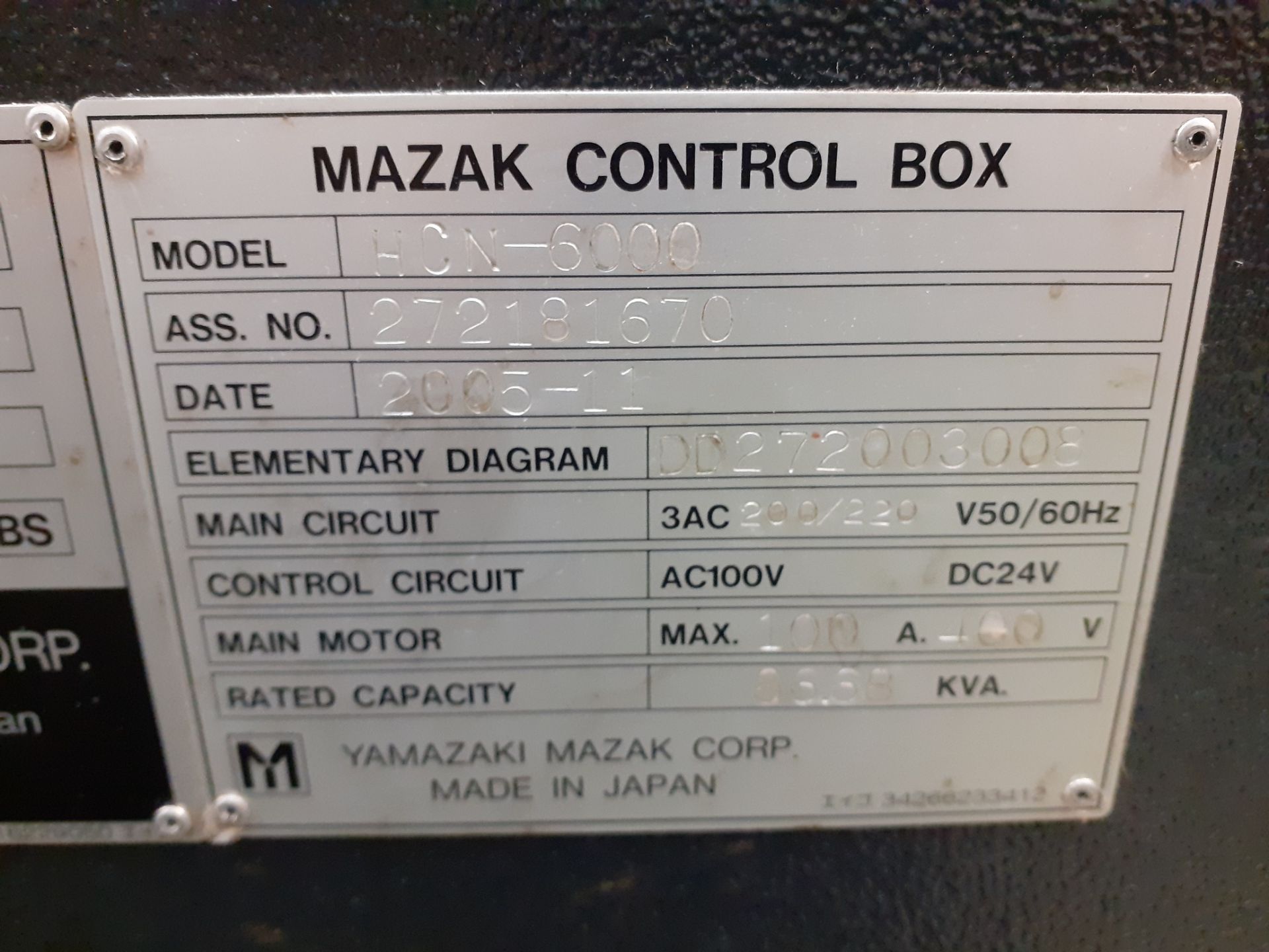 2005 Mazak HCN Nexus 6000 - Image 11 of 22