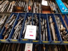 7 trays of various counter bore tools - tray no.1354-1678