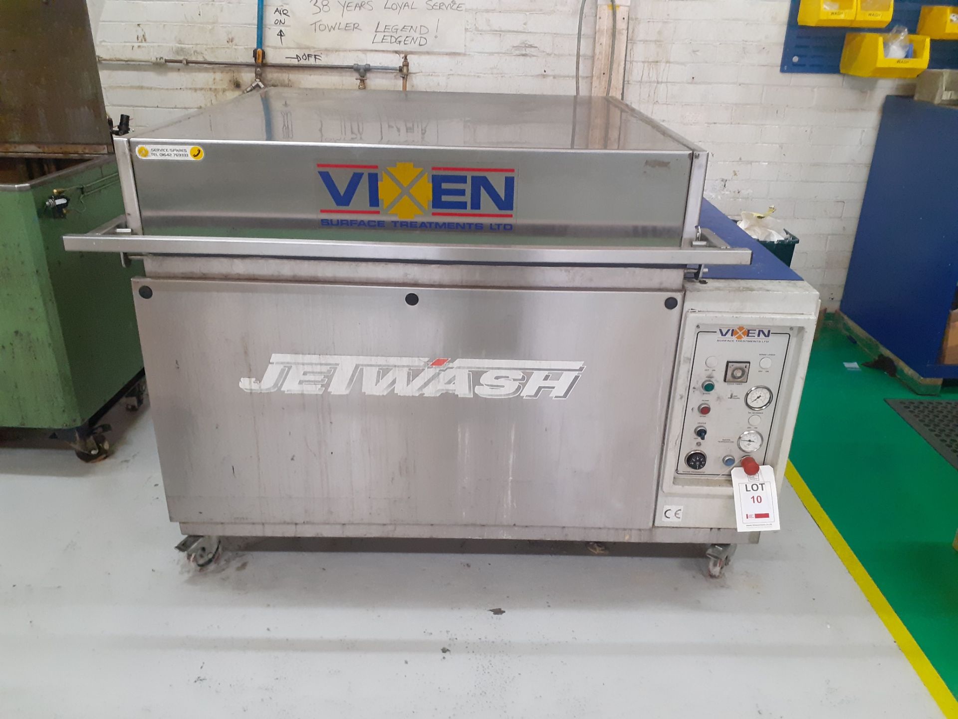 2012 Vixen Jet wash Rotary Basket Washing and Degreasing Machine