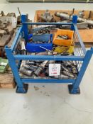 Various tool holders contents of stillage - (Note: Stillage not included)