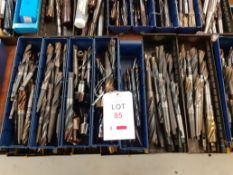 8 trays of various counter bore tools - tray no.1685 - 2672