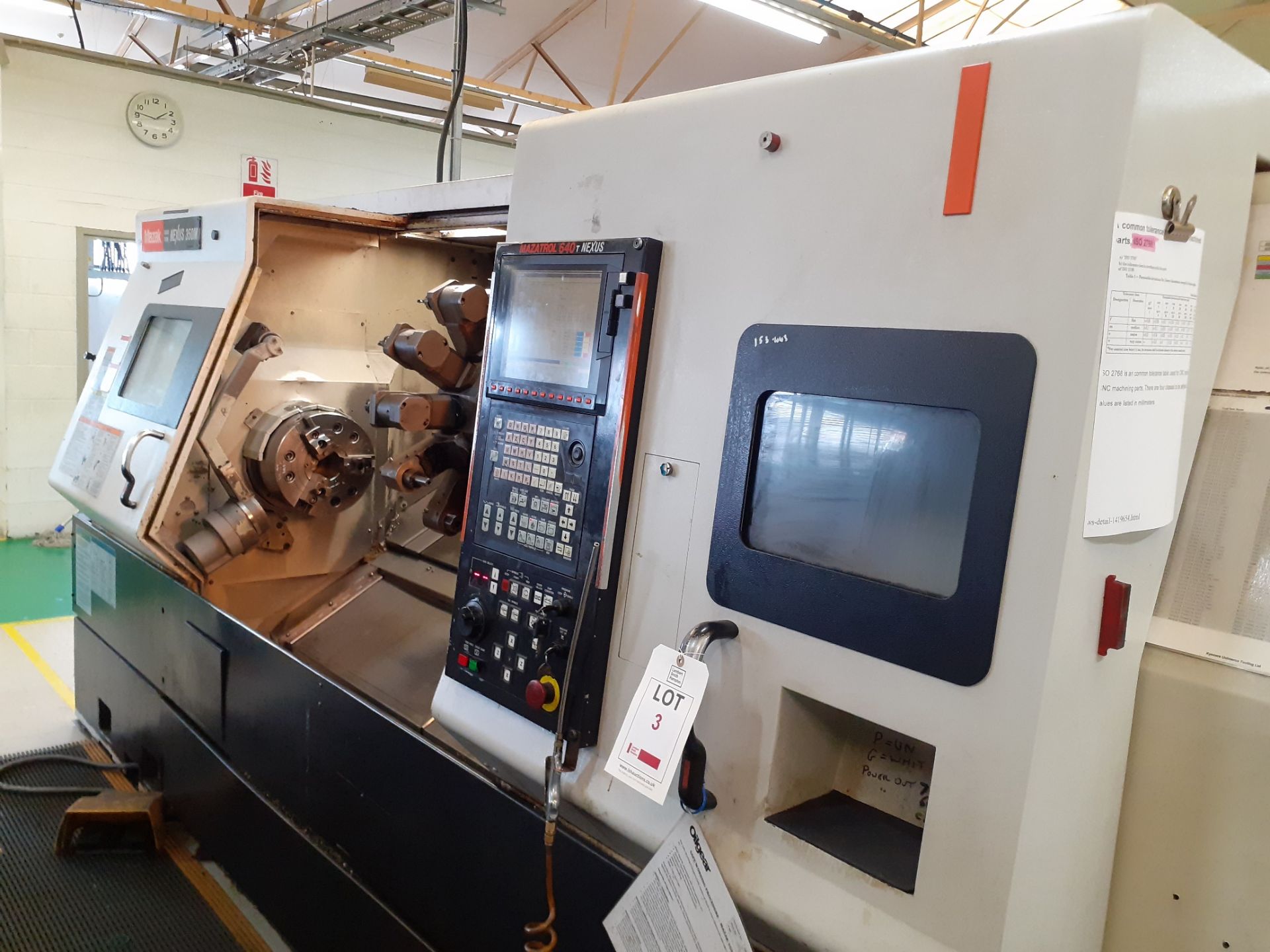 2005 Mazak Nexus Quick Turn QTN-350M CNC Lathe