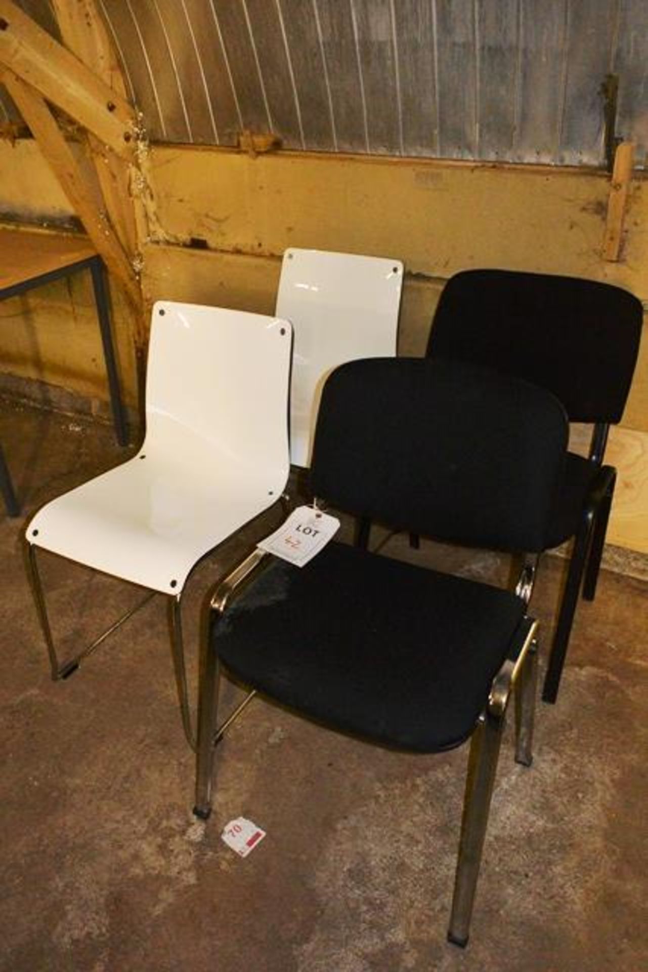 Four various chairs