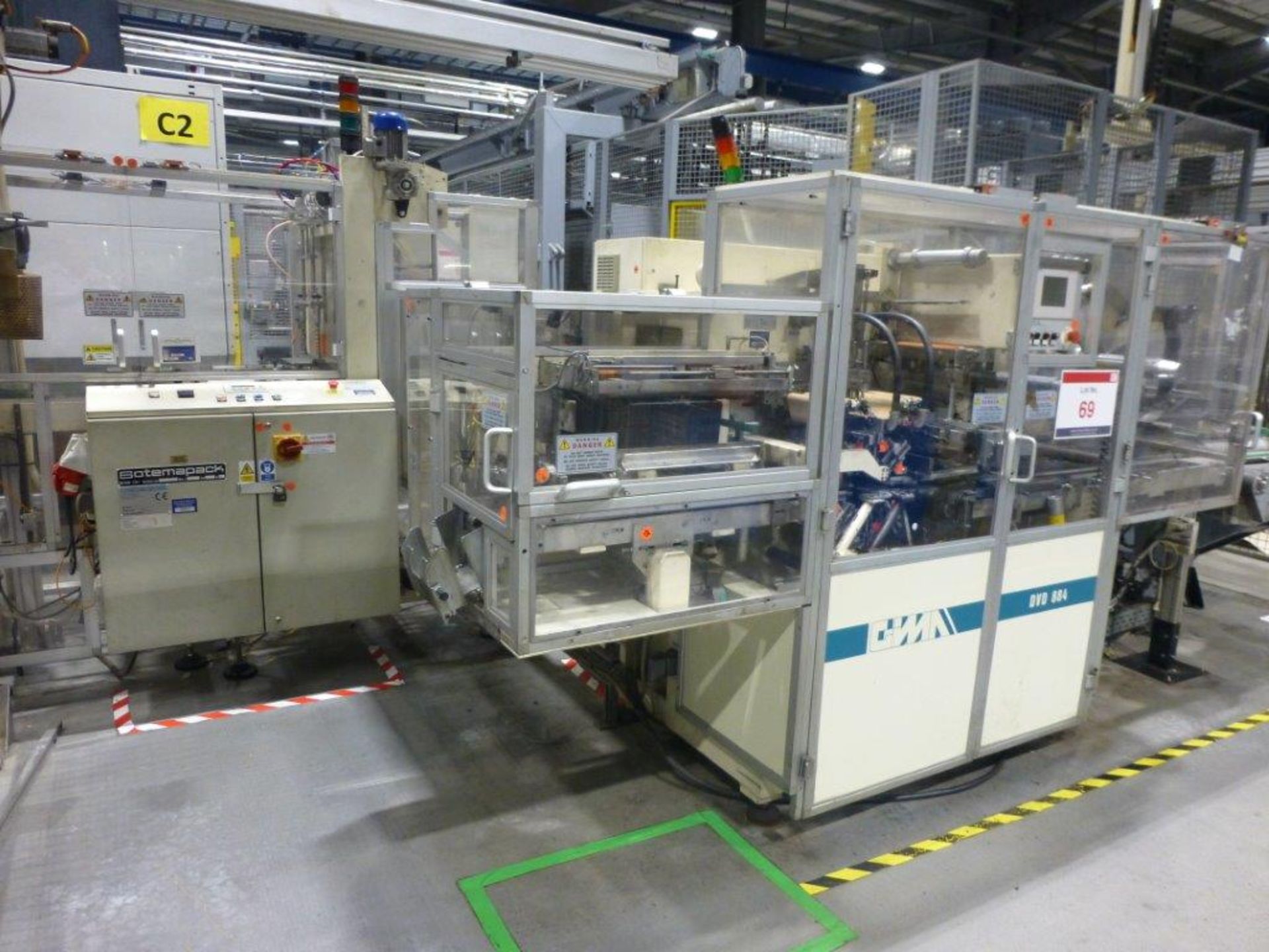 GIMA Type 884 DVD CNC Rotary Thermal Welding Machine Serial No. 88422CO (2002) with flip unit and " - Image 2 of 6