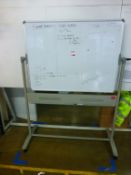 Nobo 1200mm x 900mm mobile magnetic whiteboard