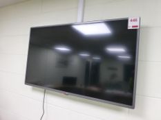 LG 42 inch LCD display with wall bracket