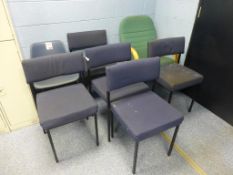 7 assorted chairs