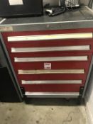 Kaiser Kraft 6 drawer tool cabinet and contents mainly moulder spares