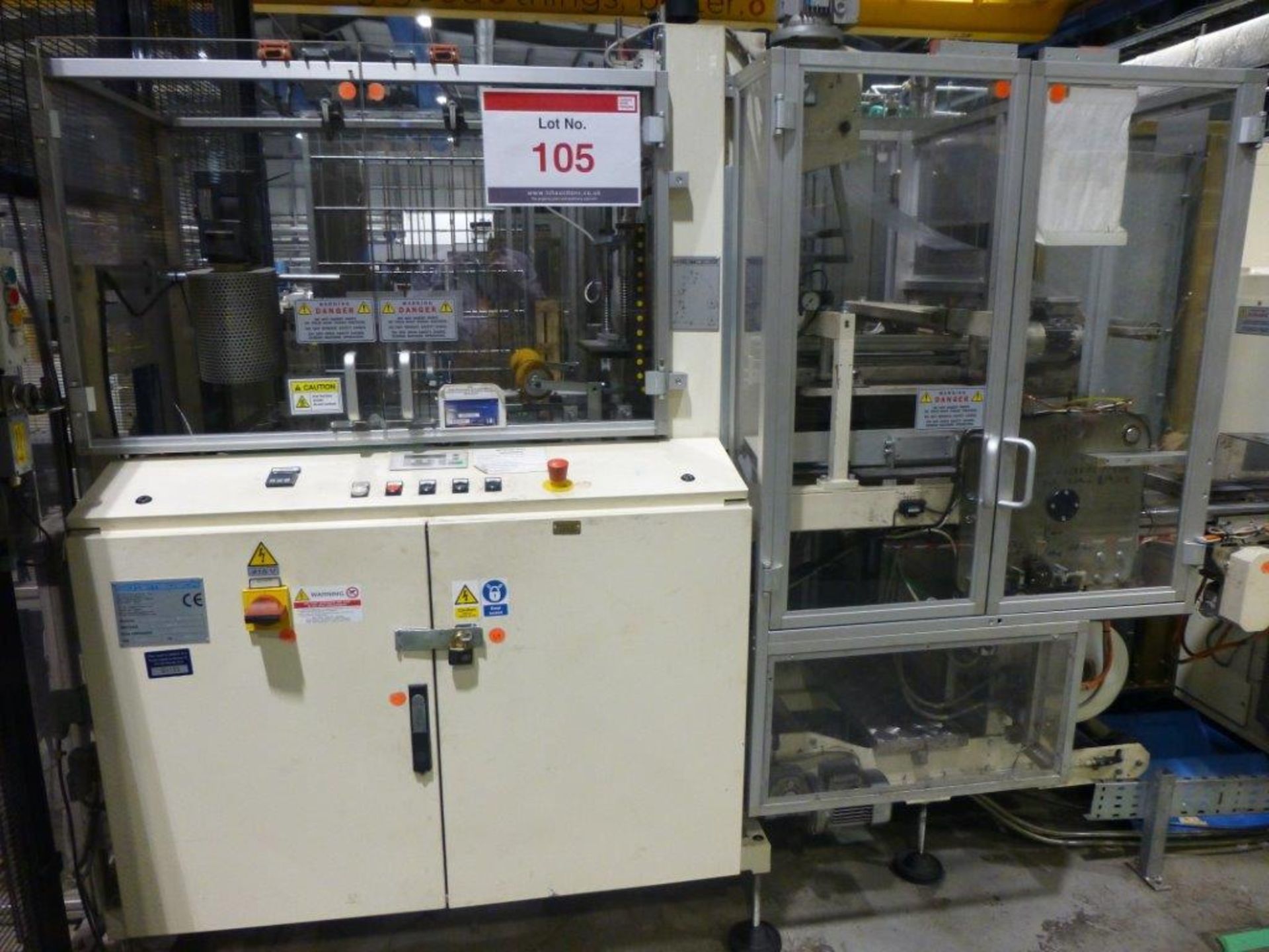 Sotempack Tirafilm 300 Collator / Wrapper / Bander Serial No. 24081 (2004) with horizontal to - Bild 2 aus 3