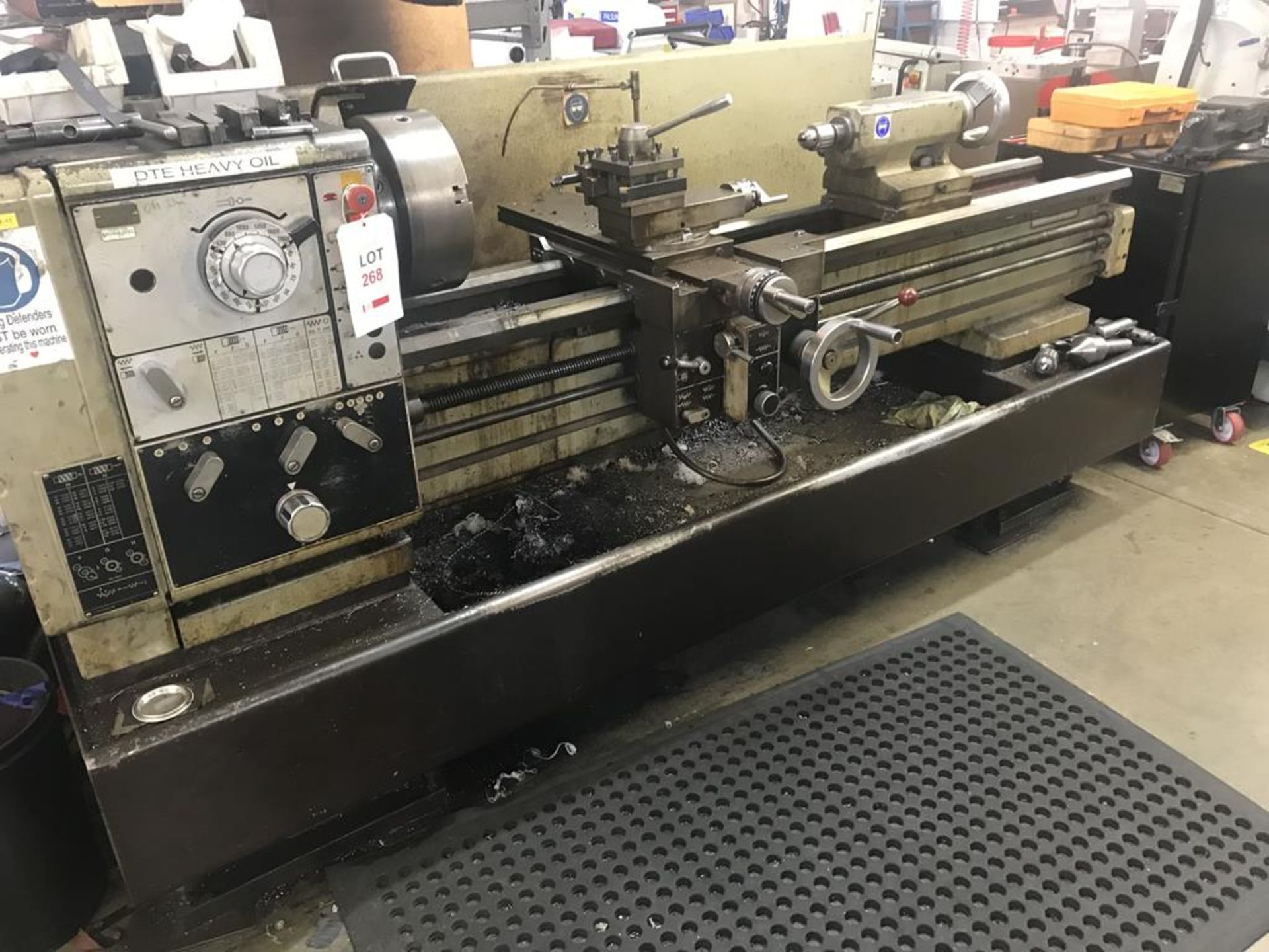 Harrison M400 gap bed lathe, serial No 401140 947 with 240mm overbed swing, 1400mm between