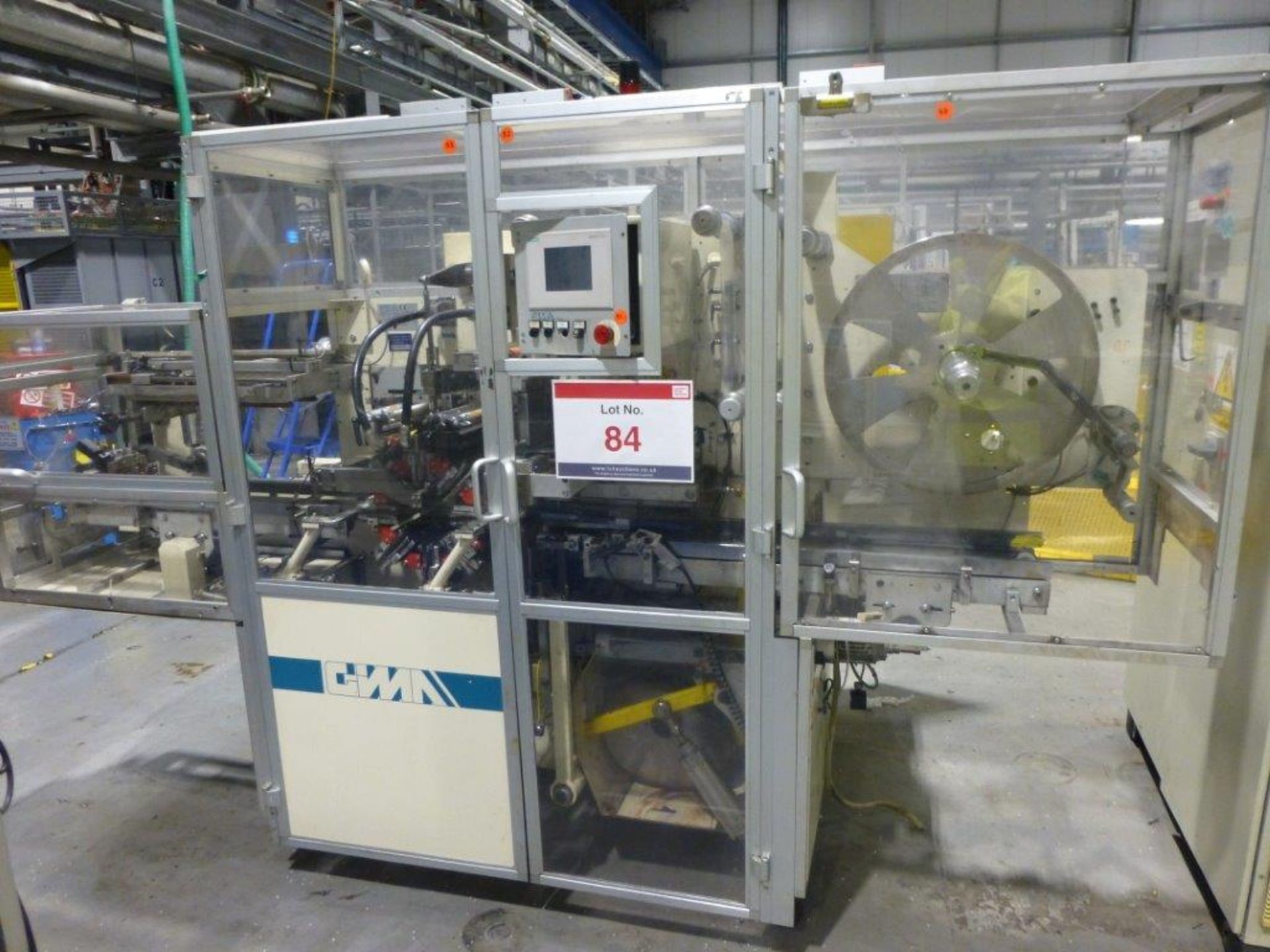 GIMA Type 884 DVD CNC Rotary Thermal Welding Machine Serial No. 88440AO (2002) with flip unit.