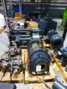 A large quantity of Ferromatik 400t moulder spares, to include motors, tanks, clamp cylinders and