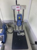 Stand mounted force tester with Mecmesin BFG200N basic force gauge