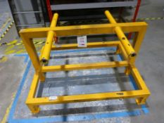 Steel fabricated 4 station reel stand