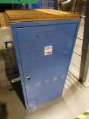 500mm x 500mm x 1000mm single door steel storage cupboard