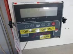 Cardinal 204-V 300kg stainless steel digital platform scale, serial no E11111-0093, 600mm x 800mm